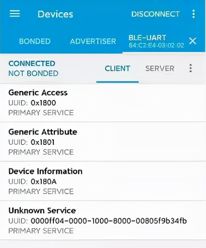 低功耗蓝牙开发 调试APP(nRF Connect、BLE调试助手、LightBlue)