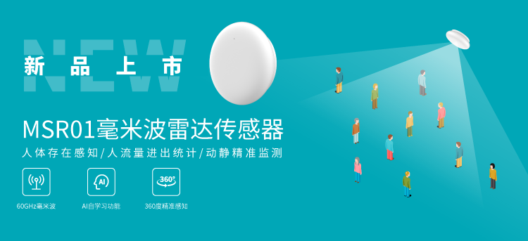 云里物里新品发布 | MSR01毫米波雷达传感器助力空间管理和人员感知领域