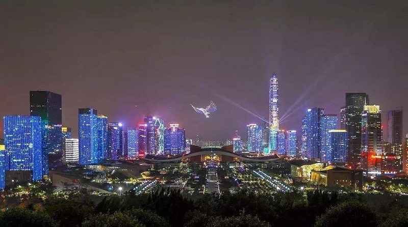 深圳灯光秀采用什么无线通讯技术？